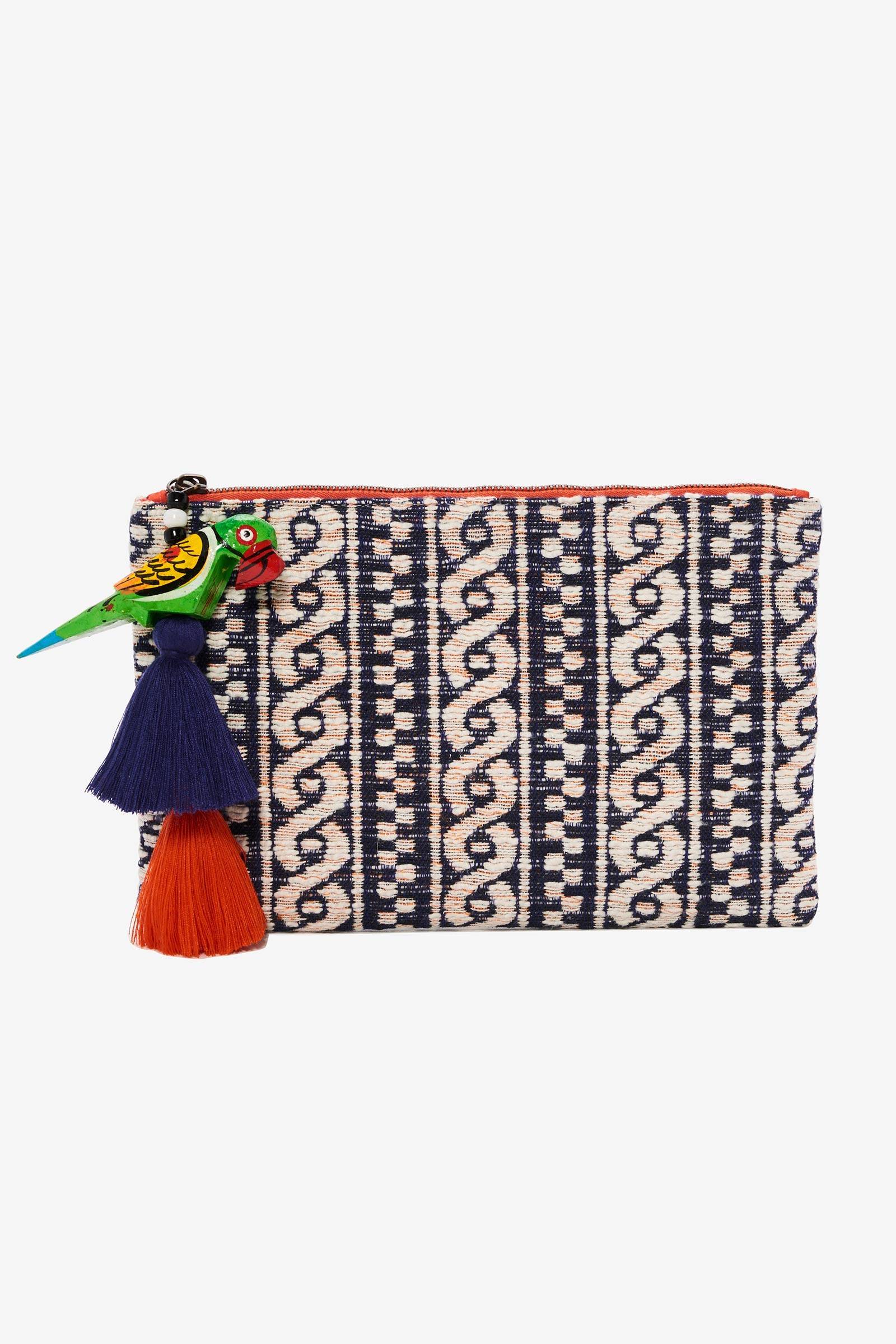 POLLY ZIPPER CLUTCH