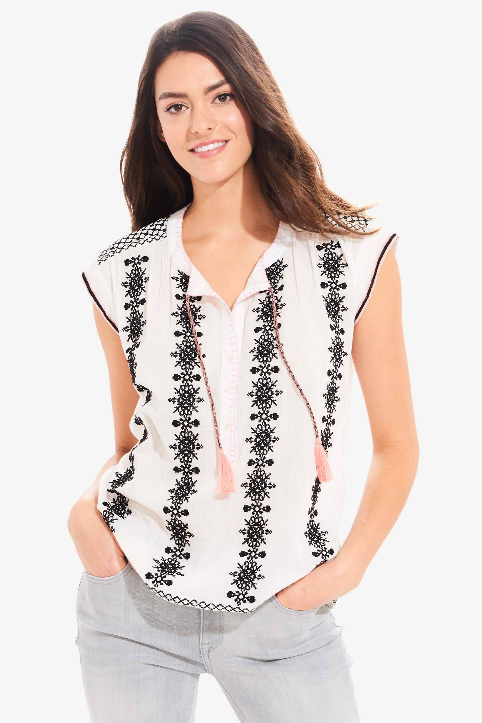 MARIANA EMB TOP SOLID