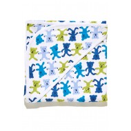 INFANTS SWADDLE BLANKET TEDDY