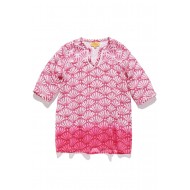 GIRLS SERAFINA TUNIC W BORDER LENAPE SHADED  