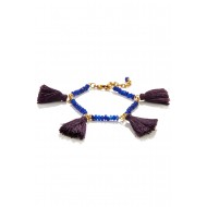 WALDO CRYSTAL TASSEL BRACELET  