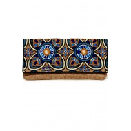 GALA CLUTCH LINEN EMB POLEXIA