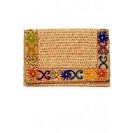 XL CLUTCH RAFFIA DURAN