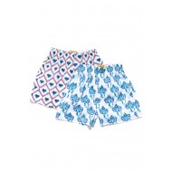 BOYS BOXER SHORT SET OF 2 SASHA/IKAT LOVE