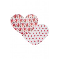KIDS HEART PLACEMAT SET OF 2 MONKEY/HEARTS