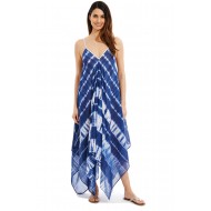 SCARF DRESS RIVER DYE