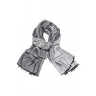 SAVE NEPAL SCARF BLACK/WHITE