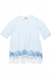 GIRLS SERAFINA TUNIC W FRINGES MANGO