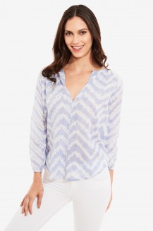 LUCY VOILE TOP TIE DYE