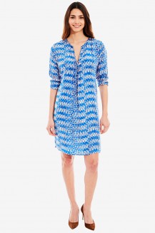 NINA DRESS SILK PRISM