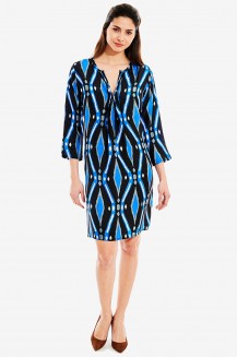 NINA DRESS SILK CAMPBELL