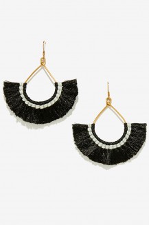 TEARDROP TASSEL EARRINGS
