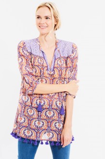 SERAFINA TUNIC W TASSELS ANGELA