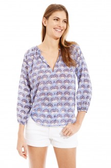LUCY VOILE TOP BAOBAB