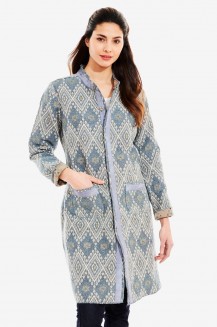 BRONTE COAT JACQUARD