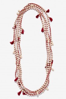 BEADED GUDLI SHANGRI LA WRAP NECKLACE
