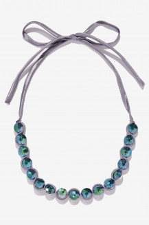 CRYSTAL RUBAN NECKLACE