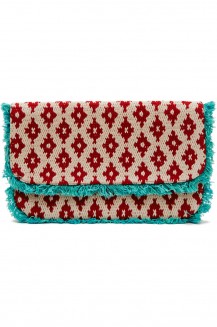 DHURRIE IKAT CLUTCH