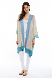 DIP DYE CASHMERE PONCHO