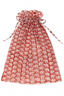 ORGANZA GIFT BAG HATHI