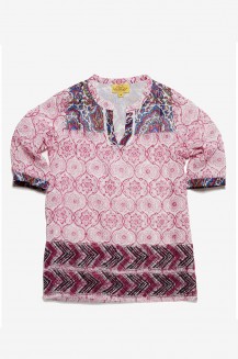 GIRLS SERAFINA TUNIC W TASSEL FIONA
