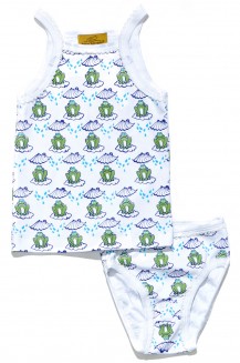 GIRLS TANK SET RIBBIT