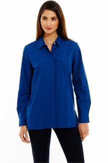 HENNA COTTON SHIRT BLUE