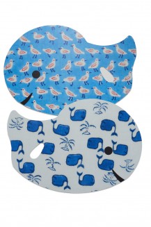 KIDS WHALE PLACEMAT SET OF 2 MOBY/JONATHAN  