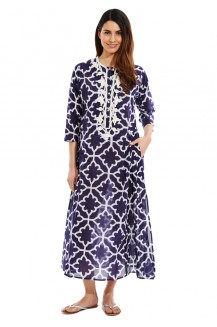 LONG MEENA KURTA MONACO POOL