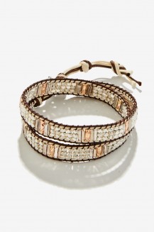 NORTH EAST STUD 2 WRAP BRACELET