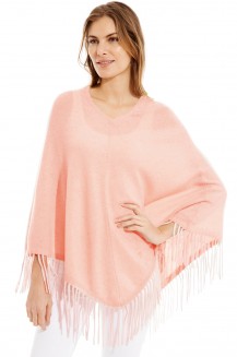 PONCHO FRINGE SWEATER