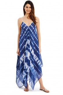 SCARF DRESS RIVER DYE