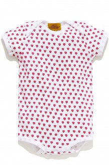 S/S ONESIE HEARTS