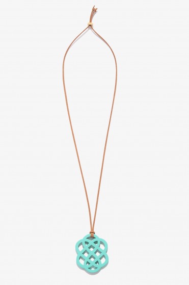 INTERTWINING HORN PENDANT