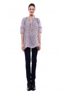 Genoa Top Jasmine Blue