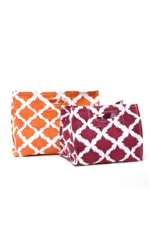 Nesting Box Honeycomb Paprika & Plum